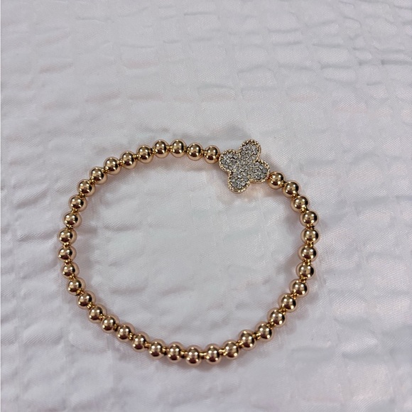 Reversible House of Harlow Gold Beaded Bracelet - Picture 6 of 6